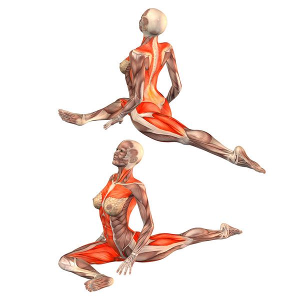 Tập Yoga cũng có thể bị chấn thương tại nhiều vùng cơ thể.